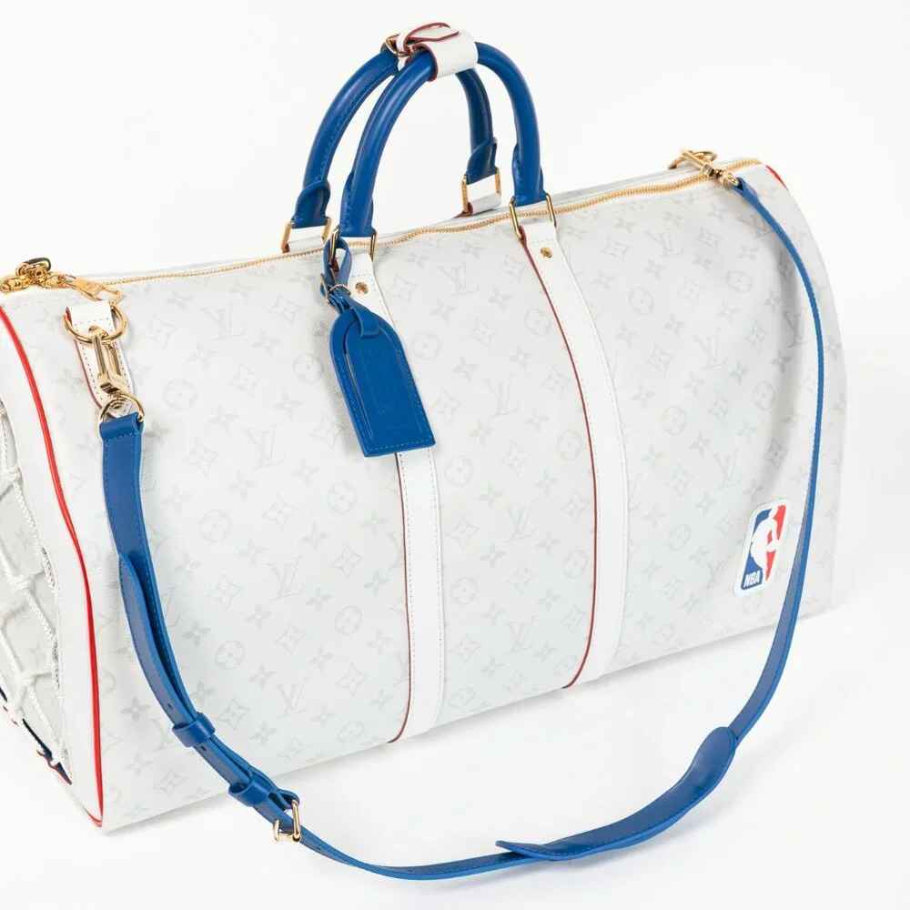 Louis Vuitton x NBA Keepall 55 Bandouliere Basketball Antarctica Monogram Duffle - Picture 5 of 16